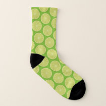 Lime Slice Socks