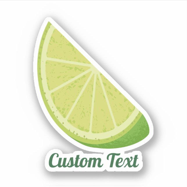 Lime Slice Sticker (Front)