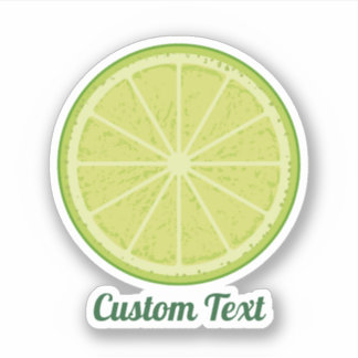 Lime Slice Sticker