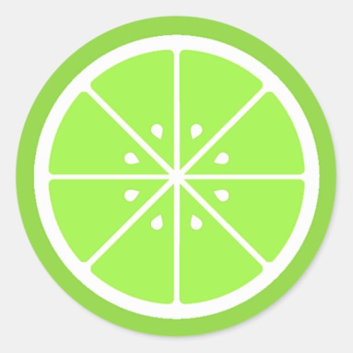 Lime Slice Sticker