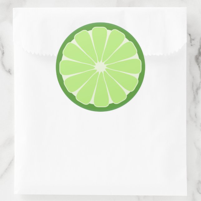 Lime Slice Stickers (Bag)