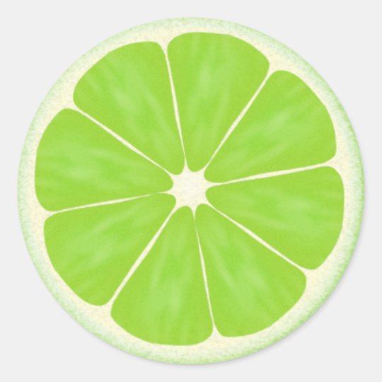 Lime Slice Stickers