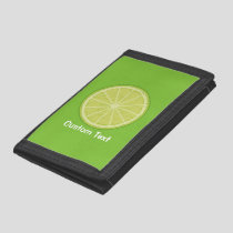 Lime Slice Trifold Wallet