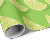 Lime Slice Wrapping Paper