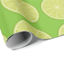 Lime Slice Wrapping Paper