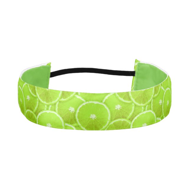 Lime slices athletic headband (Front)