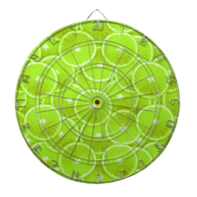 Lime slices dart board (Front)