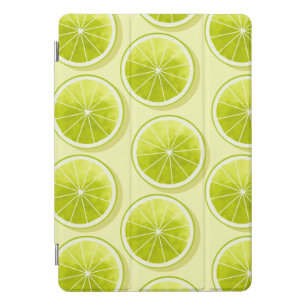 Lime Slices on Light Yellow iPad Pro Cover