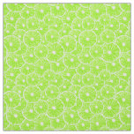 Lime slices pattern fabric