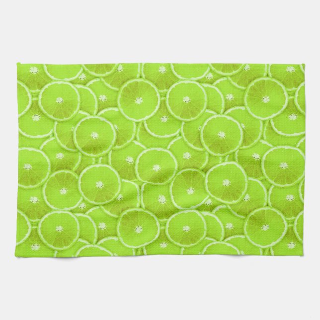 Lime slices towel (Horizontal)