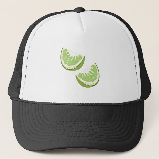 Lime Slices Trucker Hat (Front)