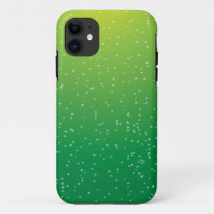 Lime Soda with Tiny Bubbles Background Art iPhone 11 Case