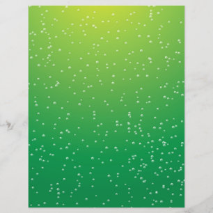Lime Soda with Tiny Bubbles Background Art Flyer