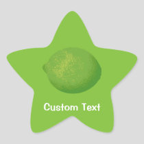 Lime Star Sticker