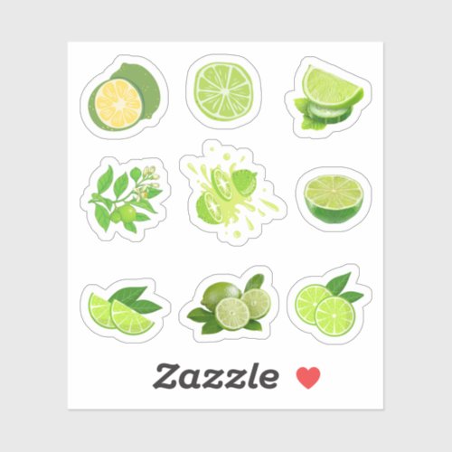 Lime Stickers