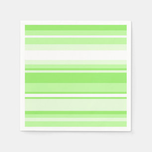 Lime stripes napkins
