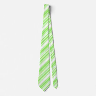 Lime stripes neck tie