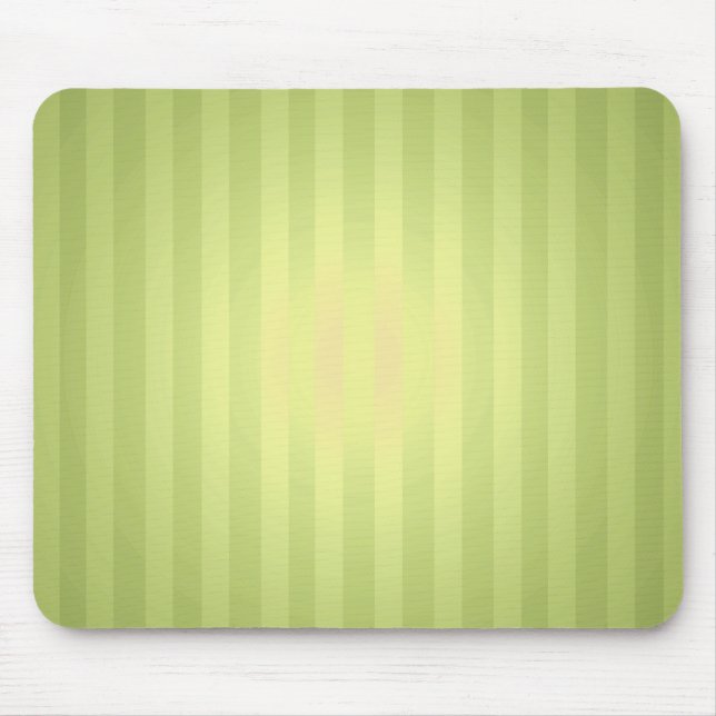 Lime Stripes with Highlight Mouse Pad (Front)