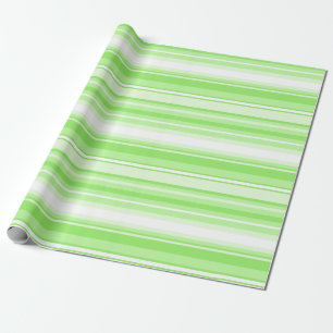 Lime stripes wrapping paper