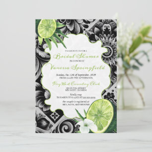 Lime Tile Bridal Shower Invitation