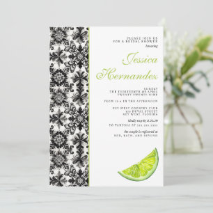 Lime Tile Bridal Shower  Invitation