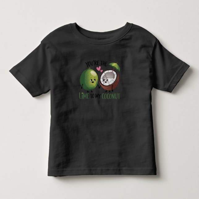 Lime to My Coconut Baby Toddler T-shirt (Front)