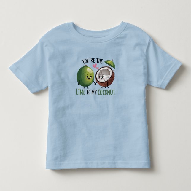 Lime to My Coconut Baby Toddler T-shirt (Front)