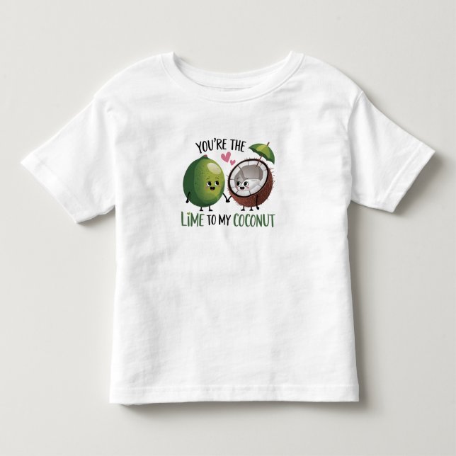Lime to My Coconut Baby Toddler T-shirt (Front)