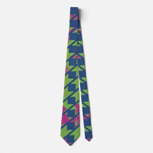 Lime  Tonic A Splash of Houndstooth Neck Tie