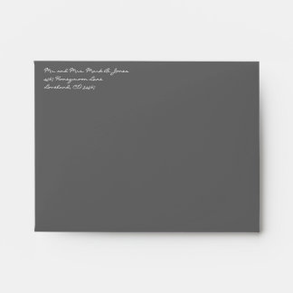 Lime Tree Swirl Wedding Envelopes