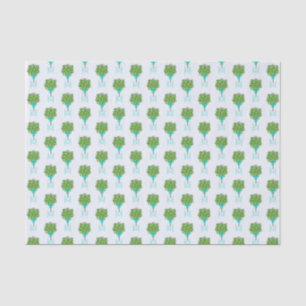 Lime Tree Topiary Green Wrapping Paper