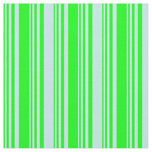 Lime & Turquoise Colored Pattern of Stripes Fabric