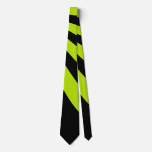 Lime Wave Neck Tie