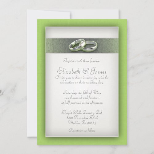 Lime Wedding Invitations