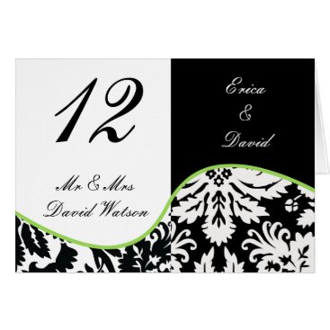 lime  Wedding Place Cards