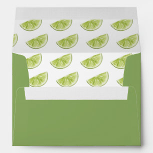 Lime Wedge Envelope