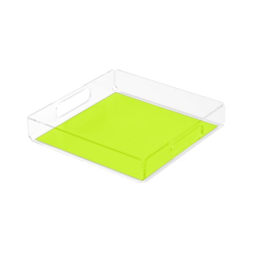 Lime yellow  acrylic tray