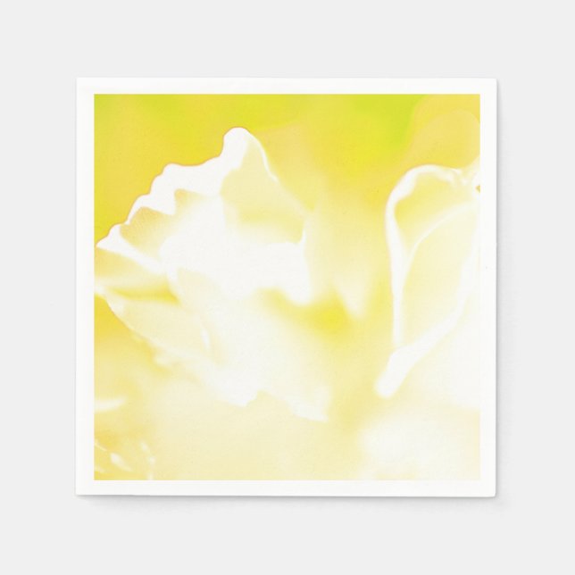 Lime Yellow Paper Napkin (Front)