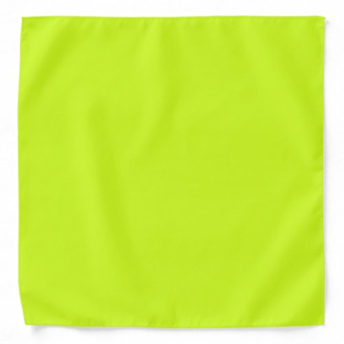 Lime yellow  solid color  bandana