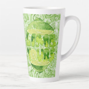 Lime Yours Large Latte Mug 17 oz