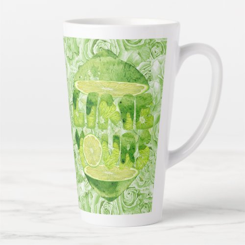Lime Yours Large Latte Mug  17 oz