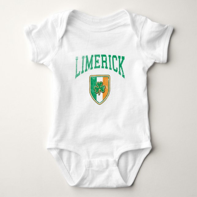LIMERICK Ireland Baby Bodysuit (Front)
