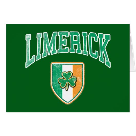 LIMERICK Ireland Cards (Front Horizontal)