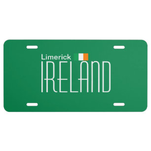 Limerick, Ireland License Plate