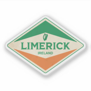 Limerick Ireland Vintage Sticker