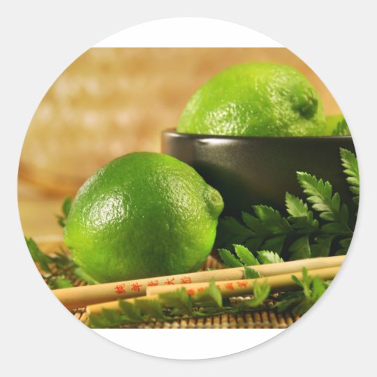 Limes Classic Round Sticker