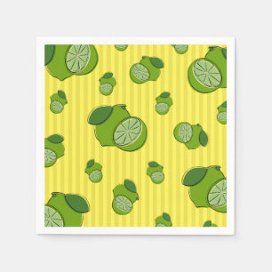 Limes Illustration Napkins