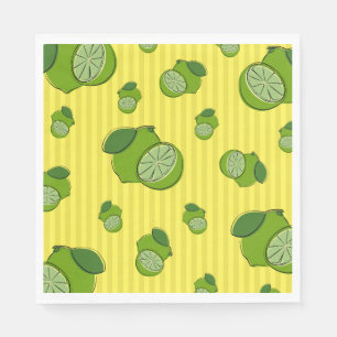 Limes Illustration Napkins