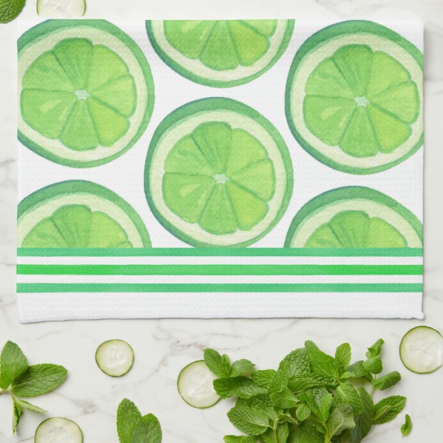 Limes - Kitchen Towel (Folded)