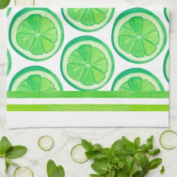 Limes - Kitchen Towel by marainey1 at Zazzle
